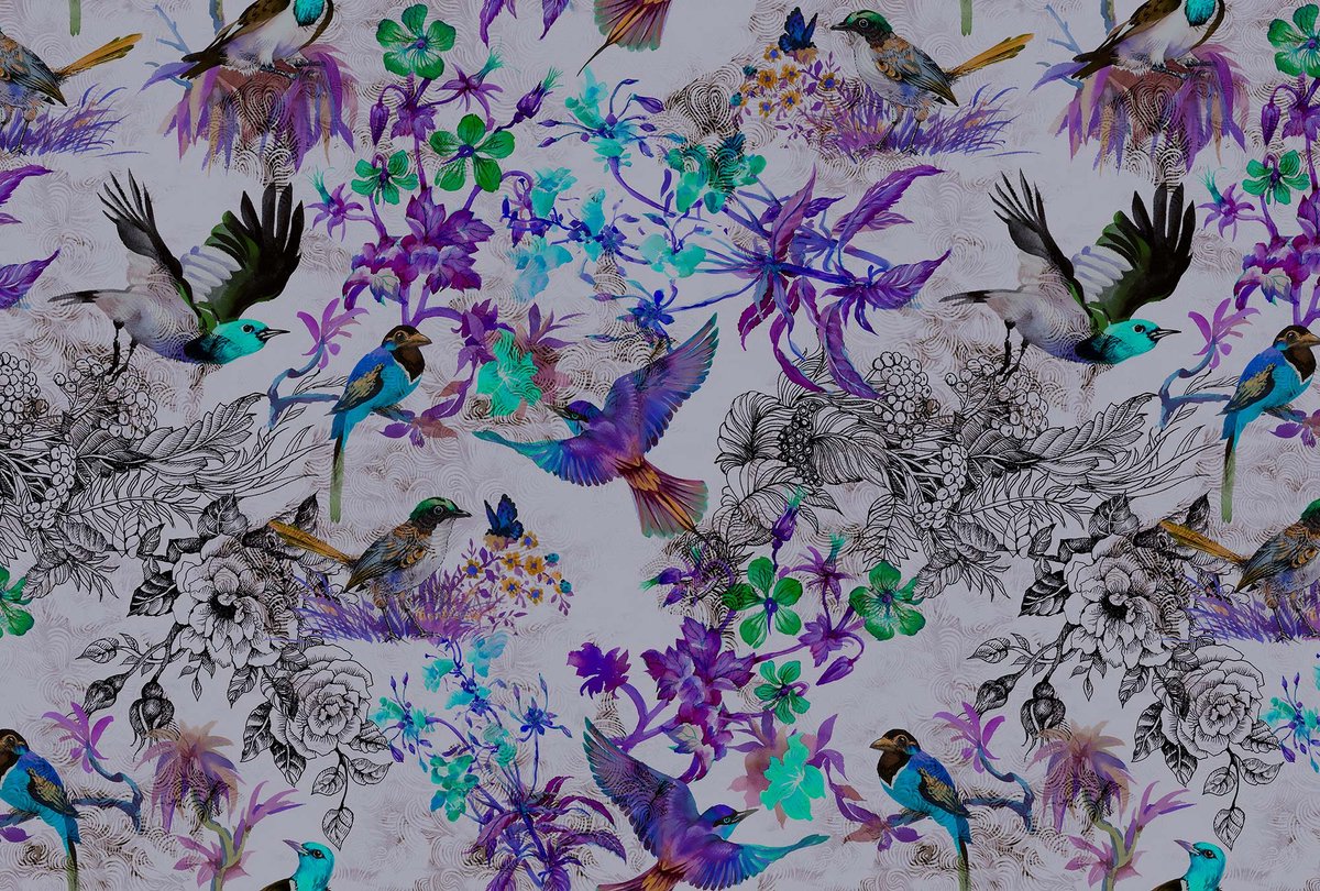 Behang walls by patel funcky birds 2
