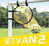 PodiuMax Kruising Target - Voetbal Goaltjes - Set van 2 - Voetbal Schietdoel Precisietrainer- Voetbal Spullen