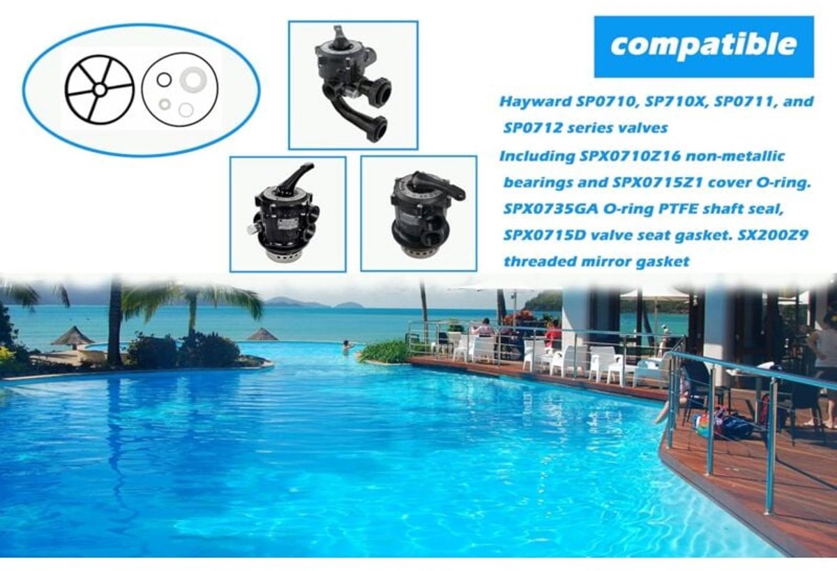 Kit De Réparation Joints Toriques Pour Pompe Piscine SP2600/SP1600 - Joints Diffuseur, Couvercle, Boîtier, Arbre