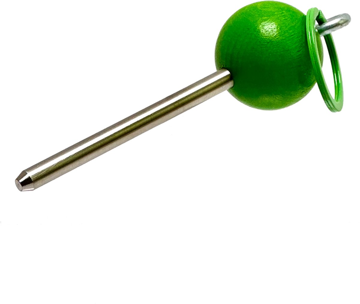 Boulemaus - Jeu de Boules - Traceur de terrain - kleur lichtgroen - V2A roestvrij staal