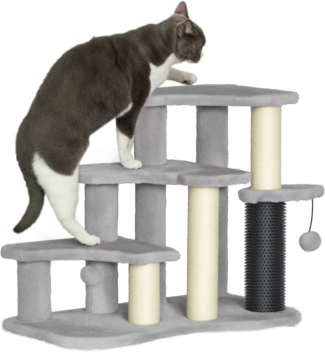 PawHut-kattenboom-60x39x50cm-spaanplaat-lichtgrijs