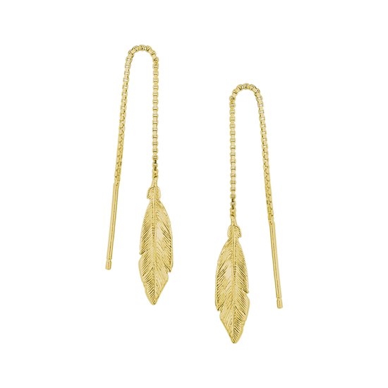 GLAMS - Boucles d'oreille longues Ressort - Argent