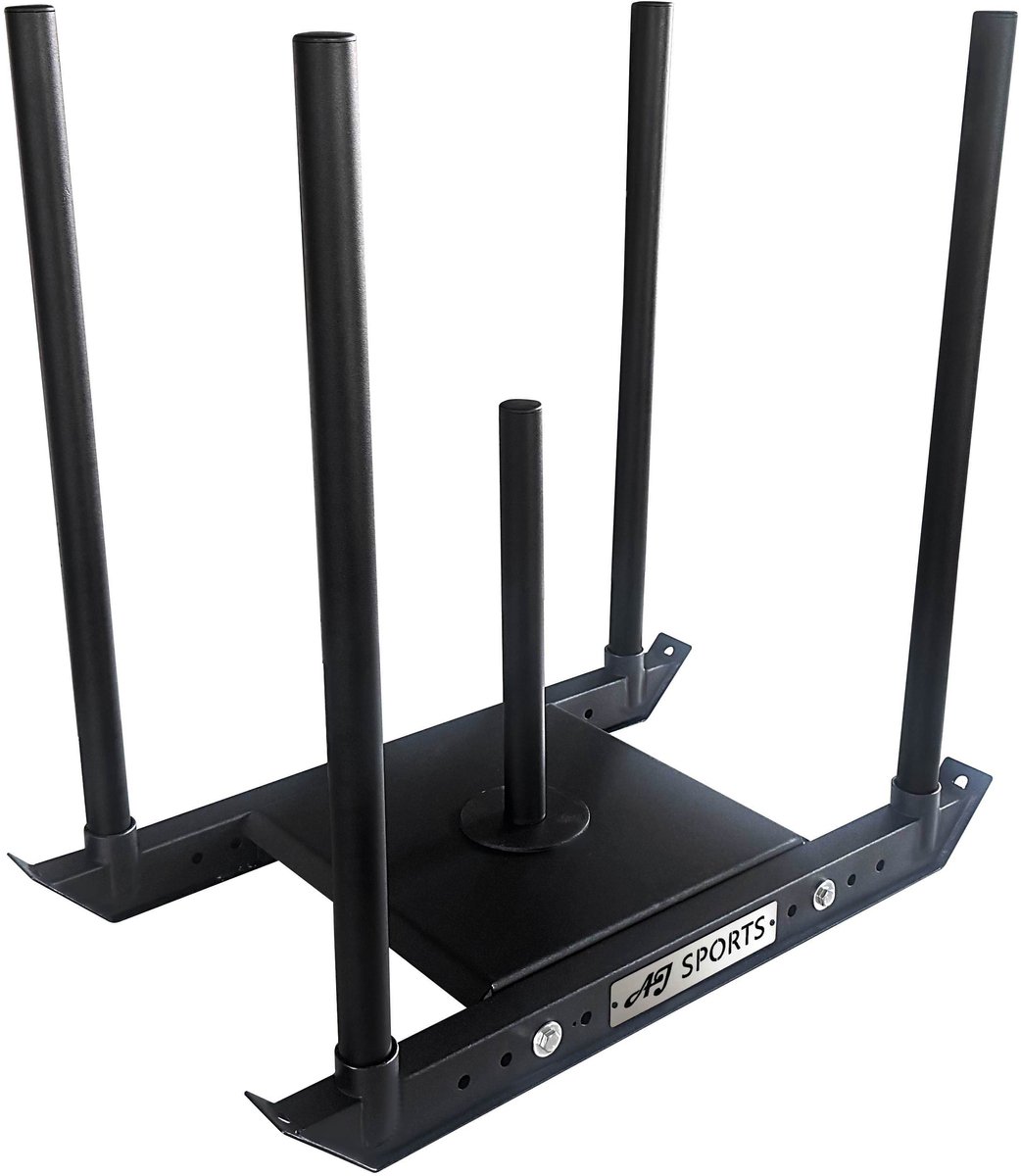 AJ-Sports Powersled - Push & Pull Power Sled - Hyrox - Crossfit - Slee Push - Fitness Push - Zwart