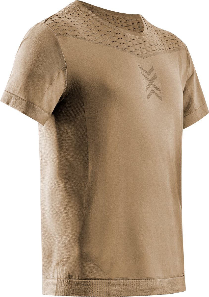 X-Bionic X-Ential Sportshirt Korte Mouw Heren Zand XL