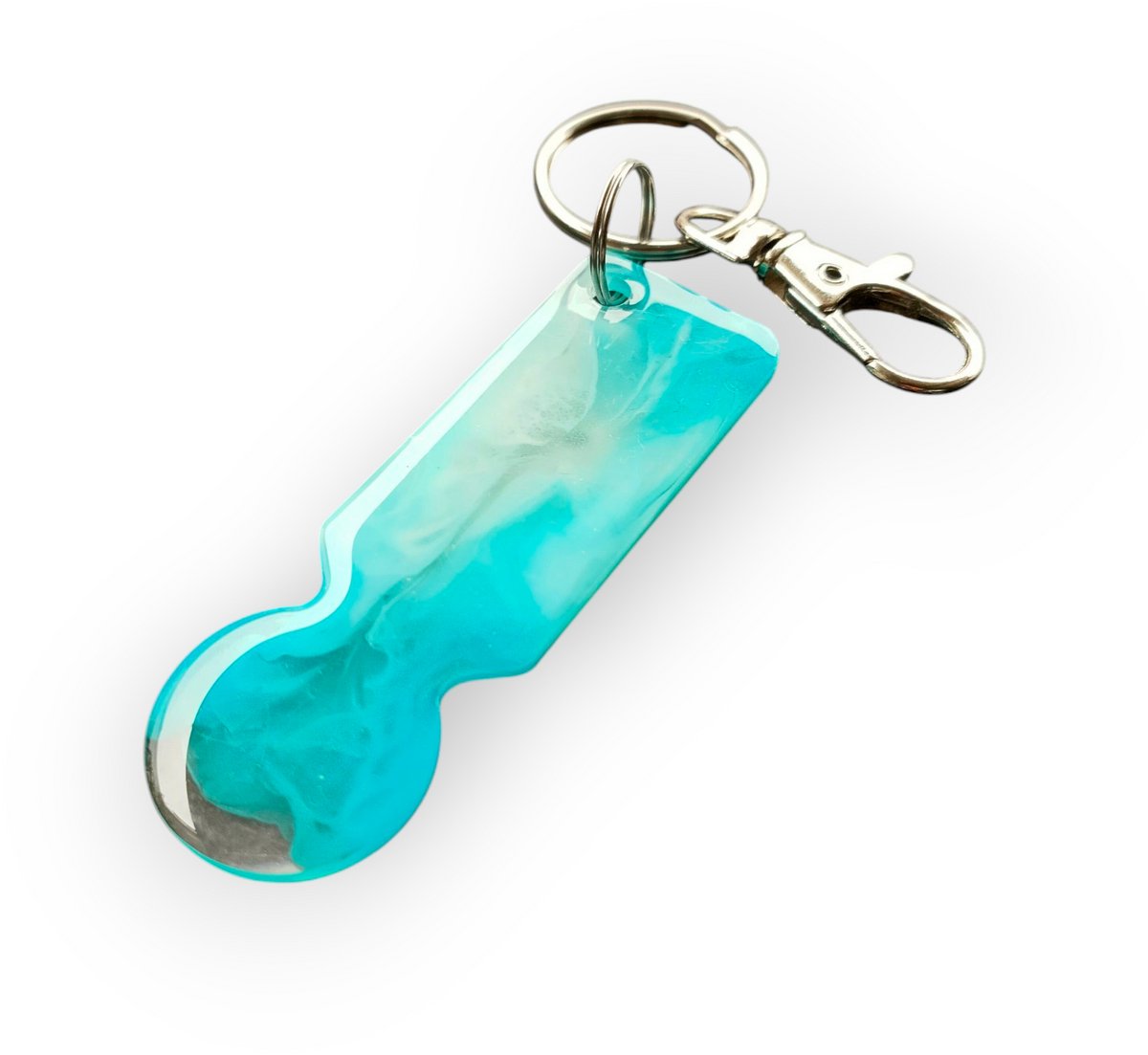 Resin Art JR: Winkelwagenmuntje / Muntje voor in winkelwagen / Sleutelhanger