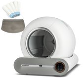 Automatische Kattenbak - Zelfreinigende Kattenbak - Inclusief App - Elektrische Kattenbak - 65L XXL - Geschikt Voor Grote Katten