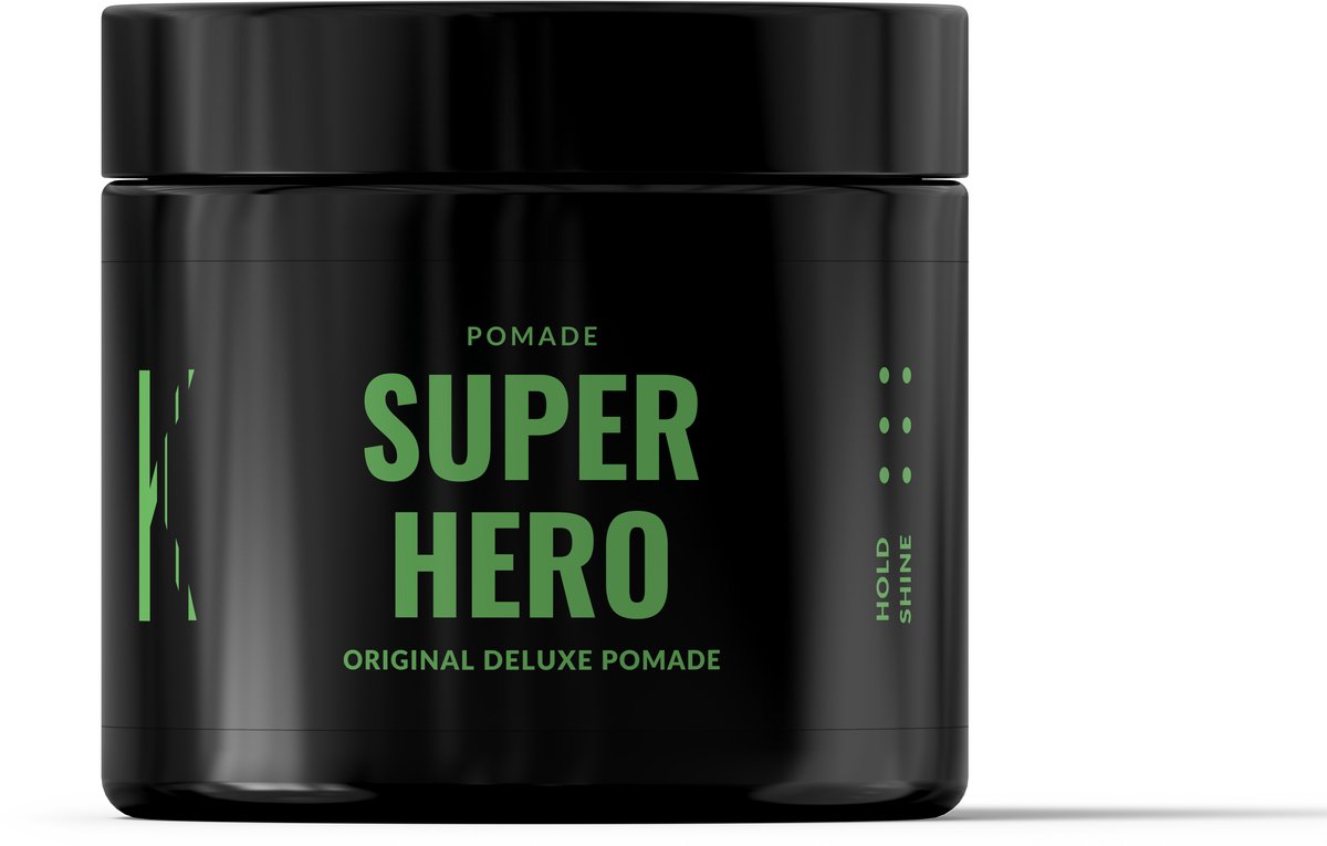 Kotsaf – Super Hero Pomade – Waterbasis styling – sterke hold & hoge glans – Voor alle haartypes – 150 ml