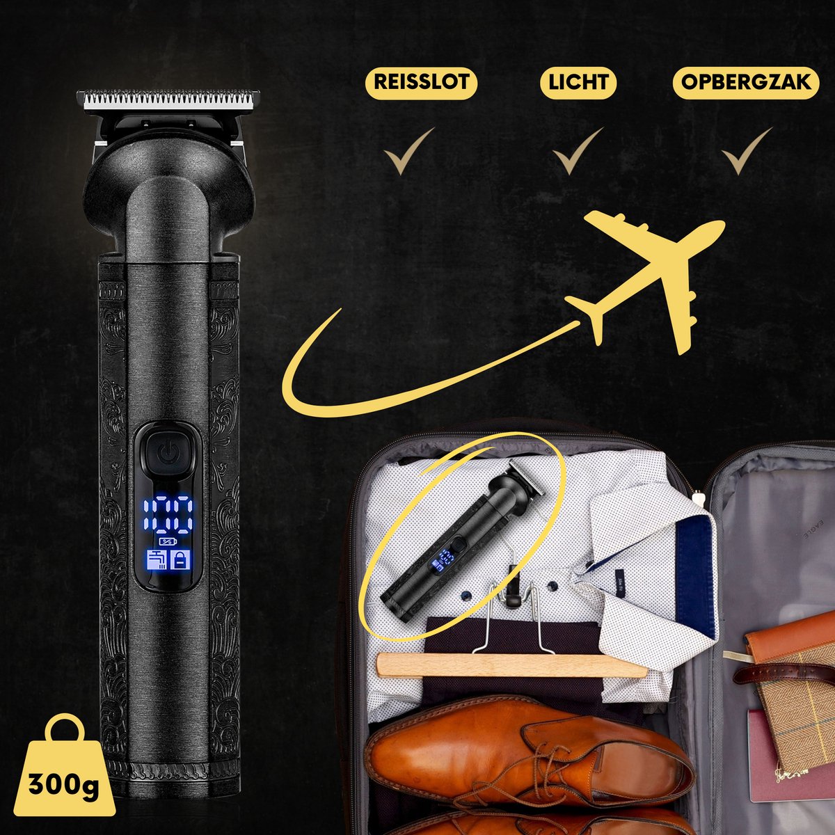 Sansbeauté 8-in-1 Baardtrimmer Mannen - Trimmer voor Baard en Lichaam - 0.5-15MM - Incl. 8 opzetstukken - Waterproof - All in One - Bodygroomer Mannen - Snor Trimmer - Tondeuse Barbe - Beard Trimmer - Trimapparaat - Multigroomer thumbnail 5