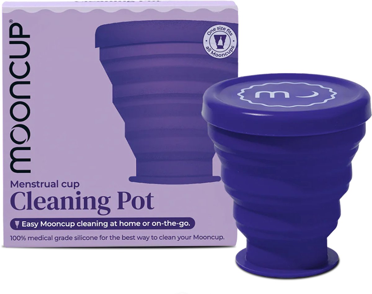 Mooncup Cleaning Pot - magnetron sterilisator voor mooncup menstruatiecup