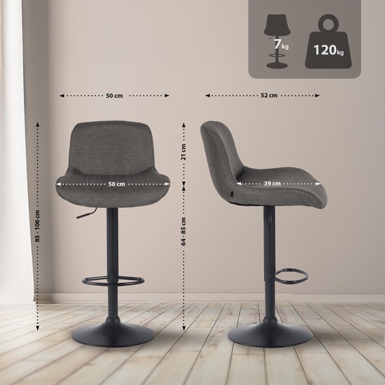 Stoel Renza - Zwart - 2 in 1 - Met klaptafel - Voor de klas - Tafelblad