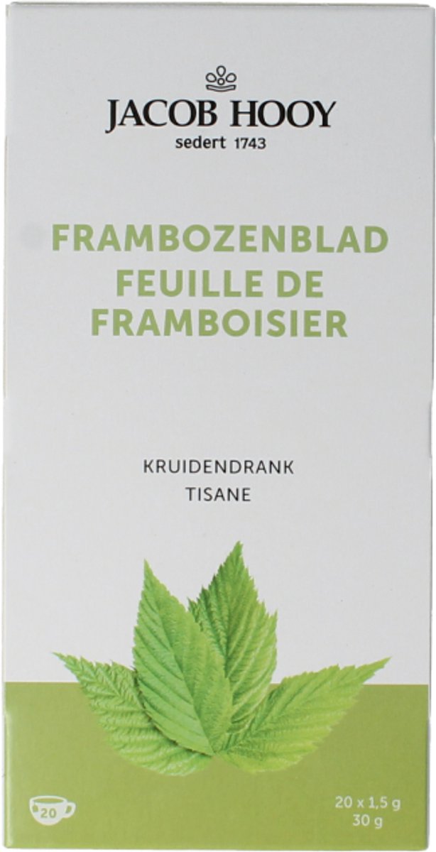 Jacob Hooy Kruidendrank frambozenblad 20 Zakjes