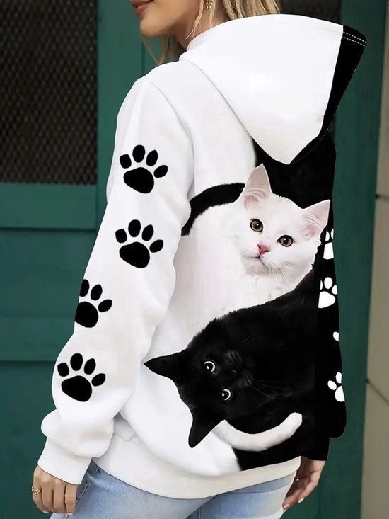 Kattentrui met zak dames: kattentrui voor katten dames lange