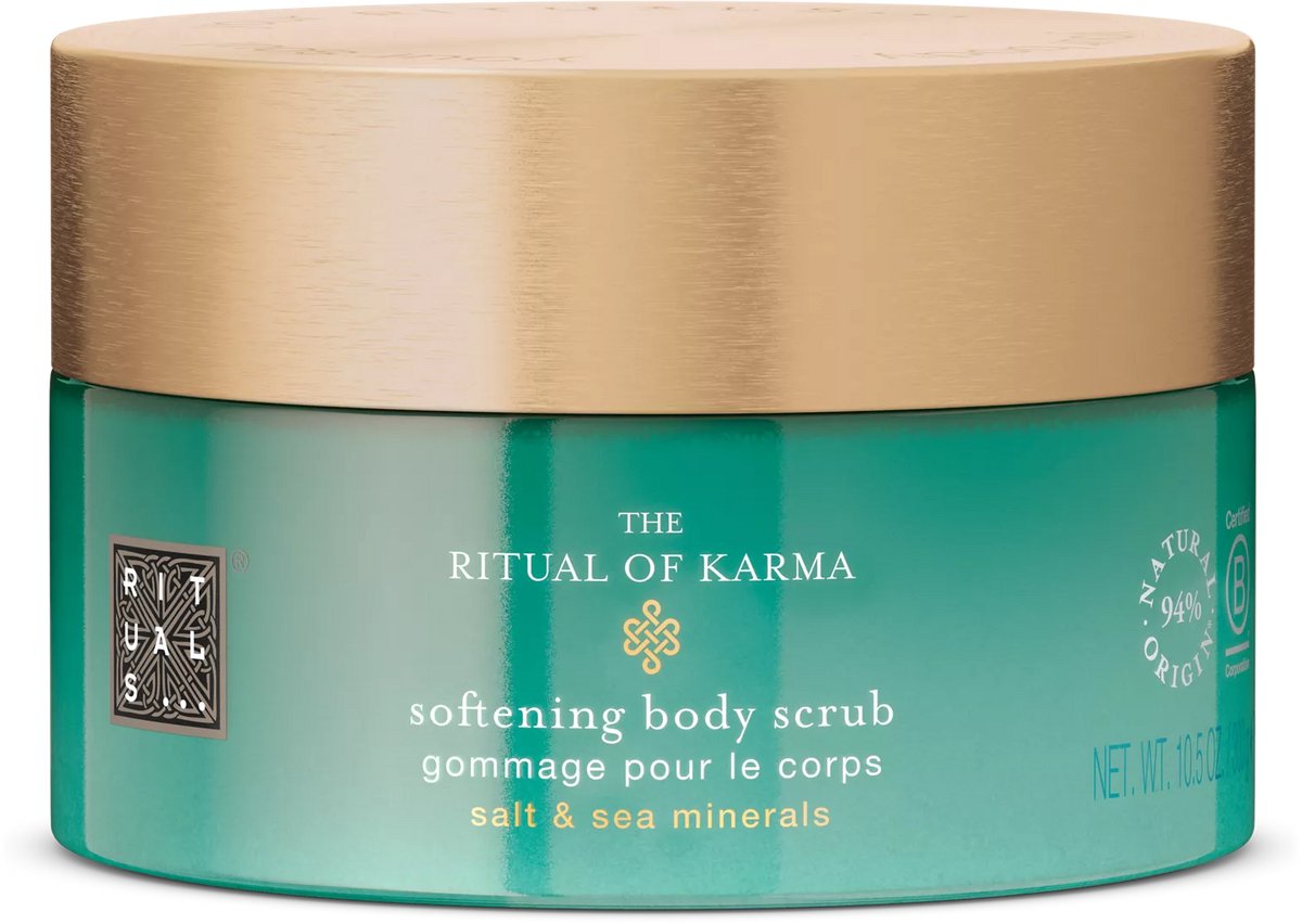 Rituals - Karma - Salt Body Scrub 300 gram + Gift bag -