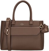 Charm London Cambridge Handtas M - Schoudertas - Crossbodytas - Schouderband - Mokka
