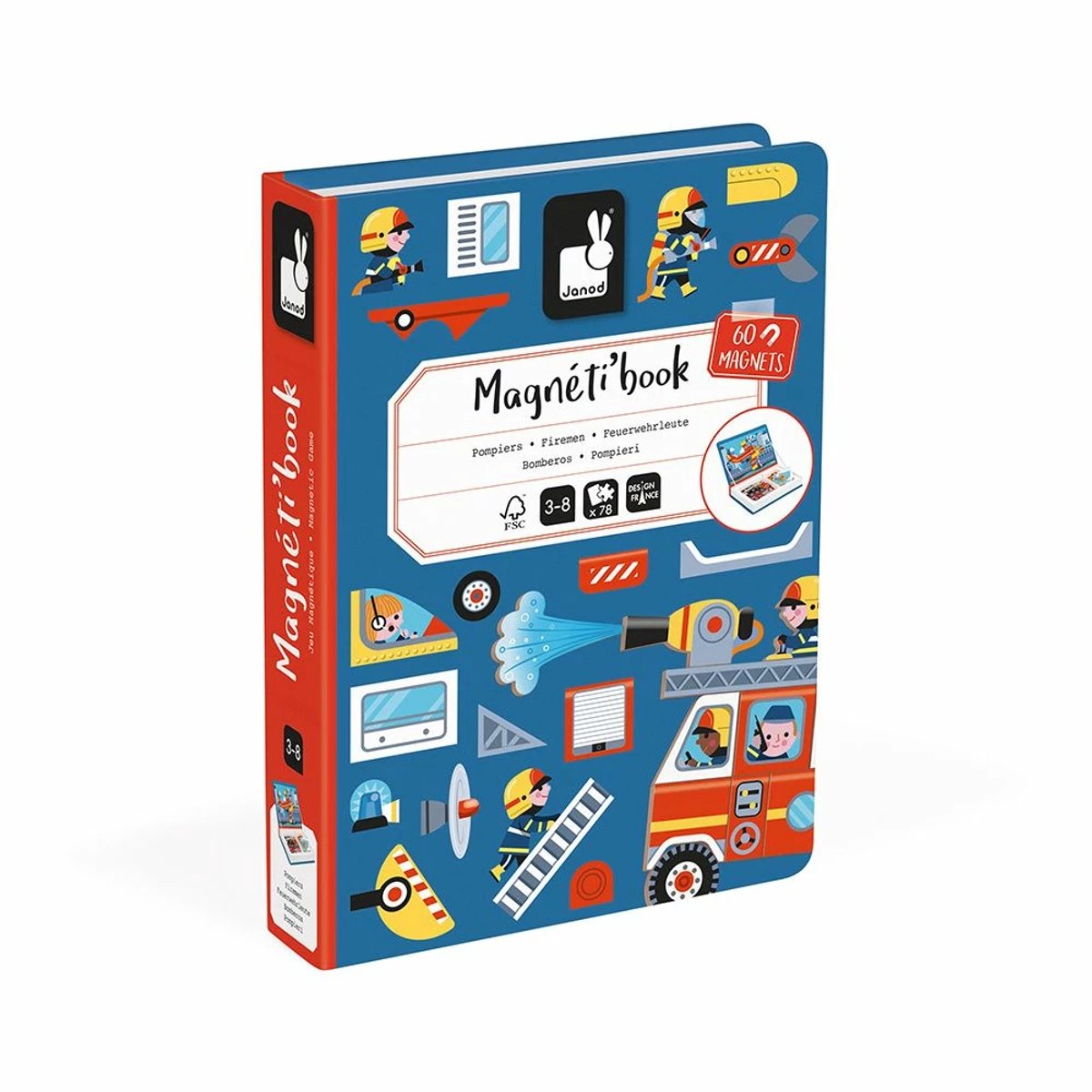 Janod - Magnetibook - Brandweer — afbeelding 14