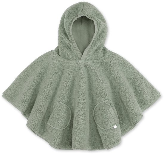 BEMINI Poncho de voyage - 9-36m - Teddy + Pady jersey - Kaki
