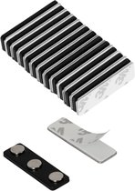 Magneet voor Naambadge - Zelfklevende Plakstrip - 12 stuks - Badge