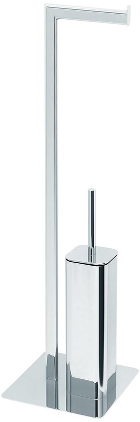 Andrea BA09665 Brosse WC Argenté - Bricolage