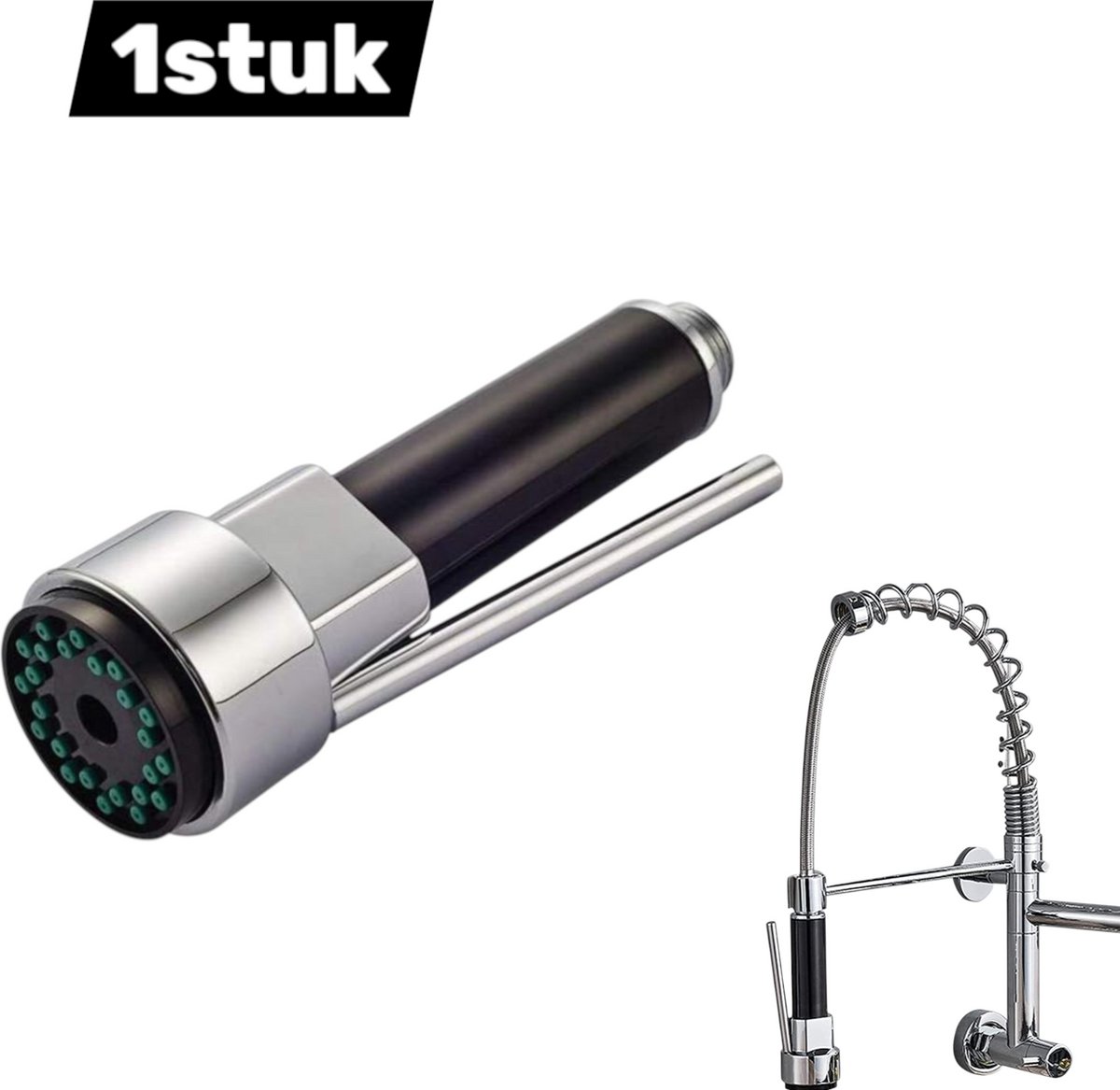 1 stuk - Keuken Pull -Pull kraan Mondstuk - ABS Keukenkraan Mondstuk - Douche Telescopisch