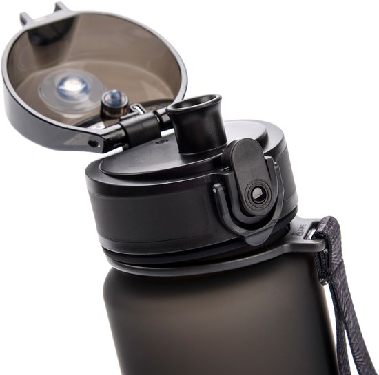 Meteor Sportbidon 500 ml - Fietsbidon - Sportaccessoire - Zwart van Meteor — afbeelding 2