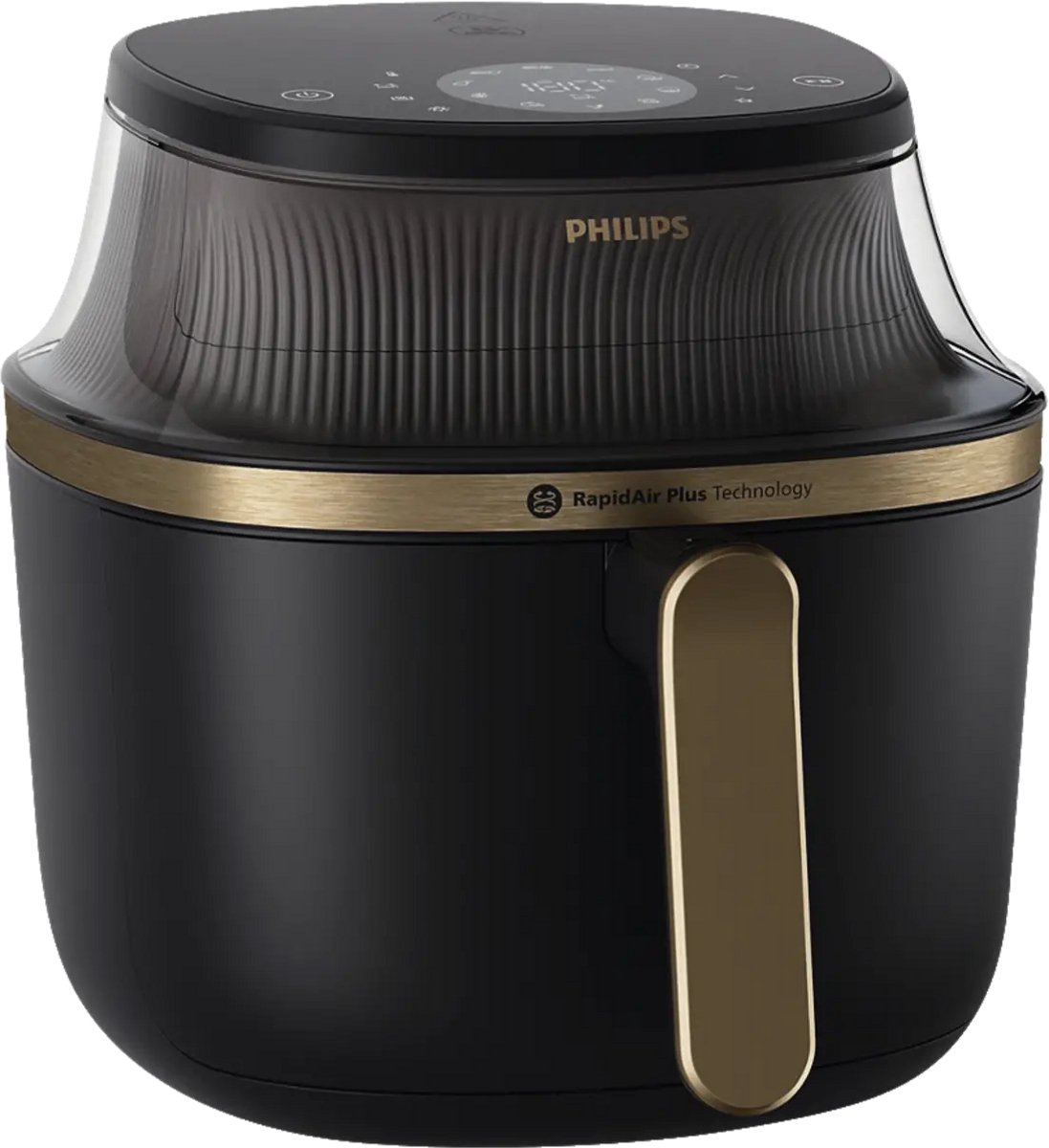 Philips 3000 Series Airfryer - NA331/00 - Kijkvenster - RapidAir Plus - 6.2L - Tot 5 Personen - Zwart - Philips - €130,73