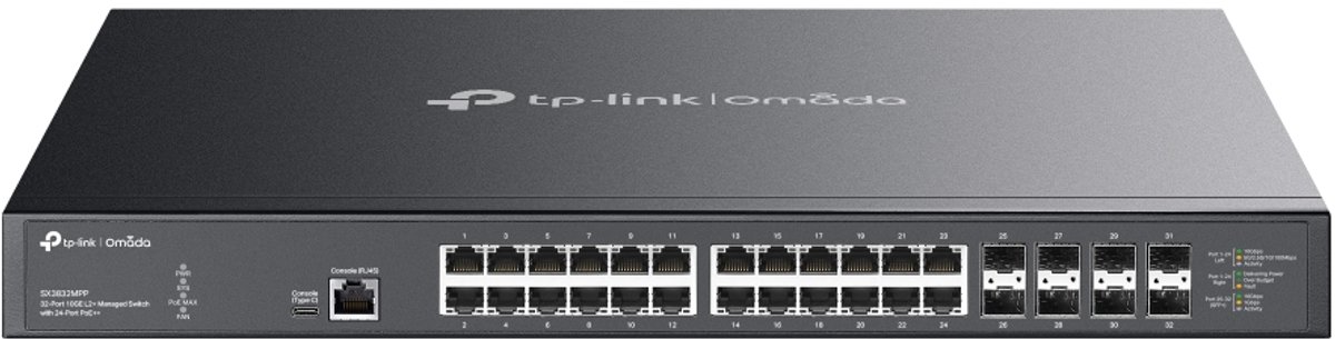 TP-Link SX3832MPP - Netwerkswitch - Managed - PoE++