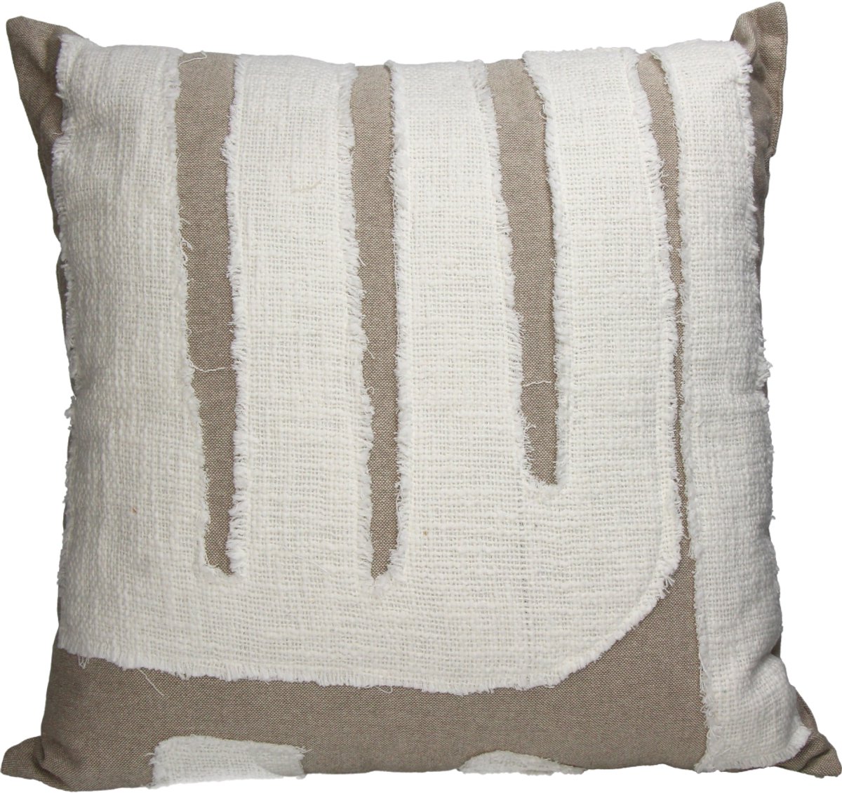 HD Collection Cushion Cotton Ivory 50x50cm