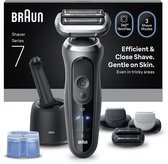 Braun Series 7 Elektrisch Scheerapparaat - SmartCare Center - +3 Opzetstukken - 72-G7865CC - Grijs - Scheerapparaat voor mannen