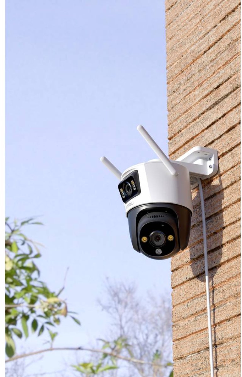 Imou Cruiser Dual 6MP - Beveiligingscamera Voor Buiten - Wit - Camera Met Dubbele Lens (2 x 3MP) - 360° Dekking - Accurate Persoons- En Voertuigdetectie - Met Kleurennachtzicht - Sirene - IP66 Weerbestendig – foto 7