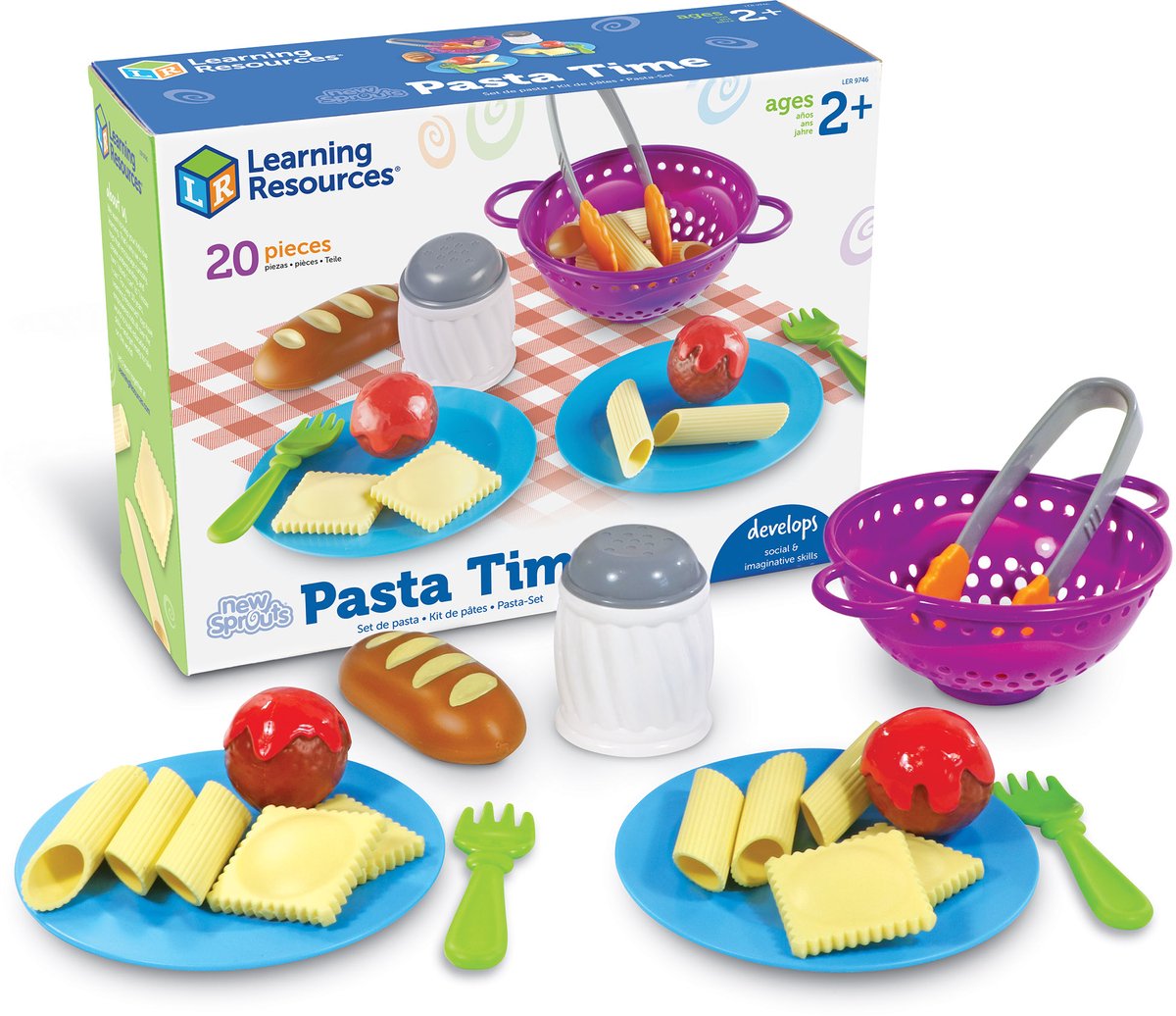Learning Resources speelgoed - New Sprouts Pasta Time educatief spel. - 3+