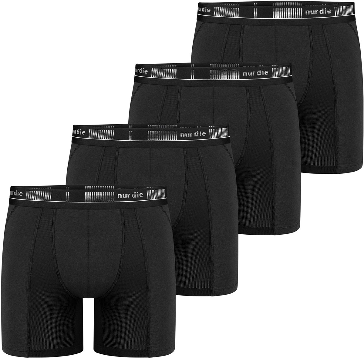 NUR DIE Langer Boxer Long Boxer Cotton Active