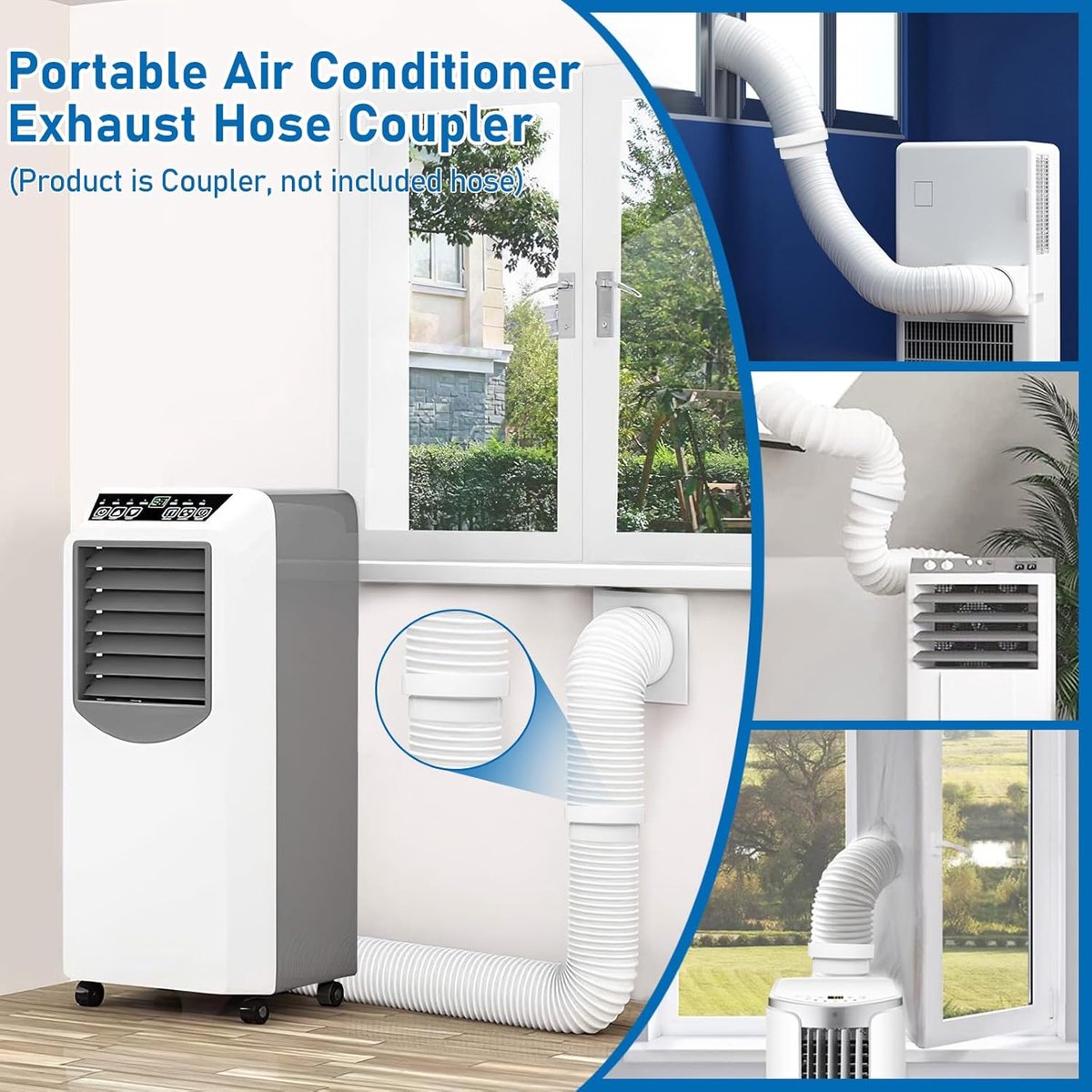 Airconditioning-uitlaatslangkoppeling, 14 cm draagbare AC-eenheid