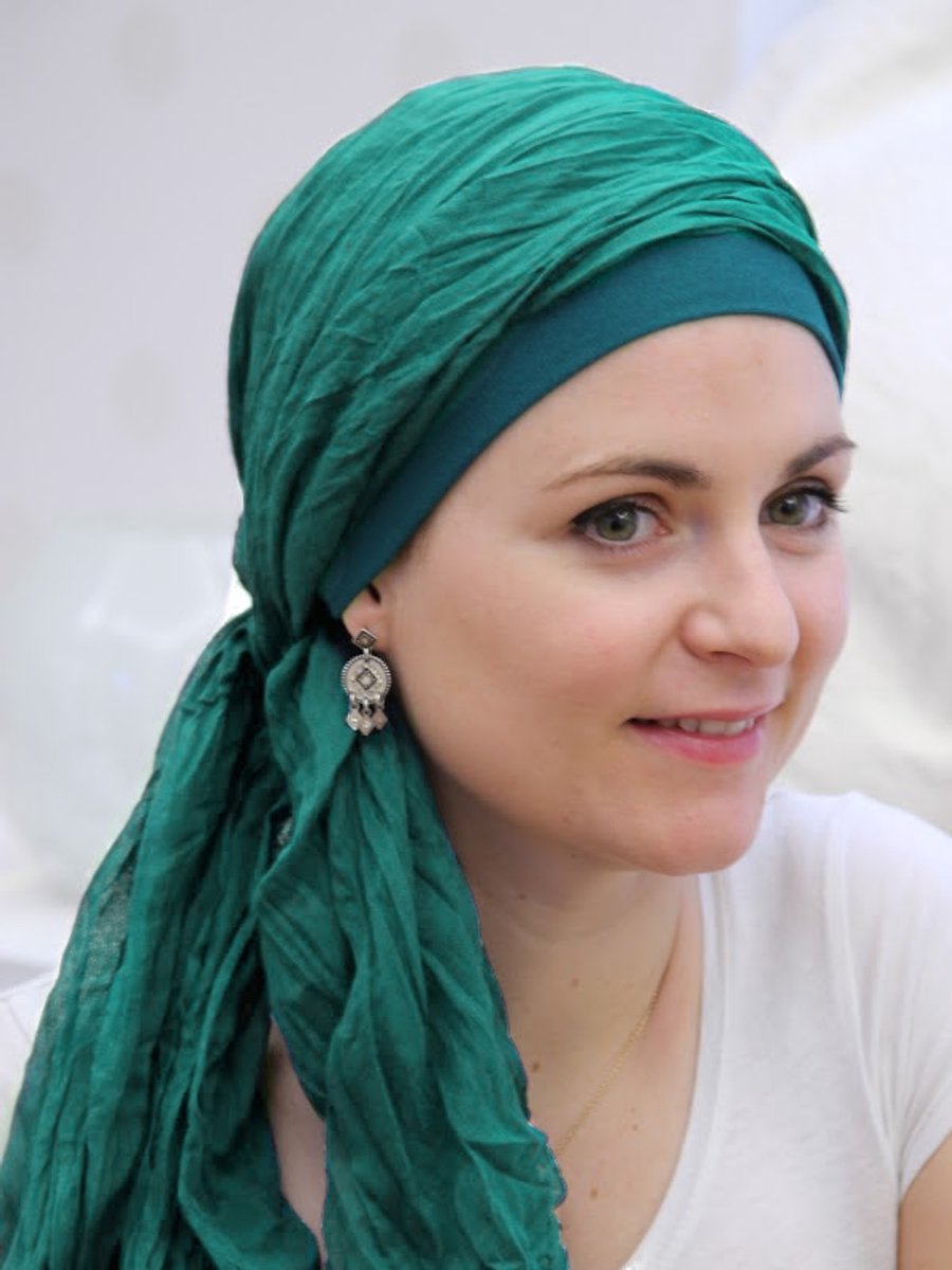 Lookhatme - hoofddoekje chemo - New Delhi Pacific - chemo muts dames