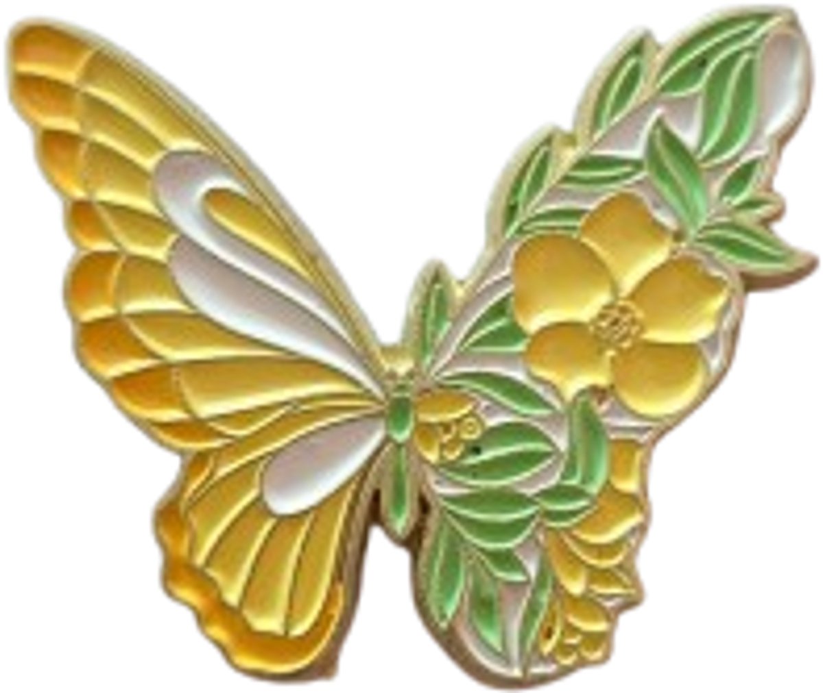 Pin - Vlinder - Broche - Kledingsped - Speldje voor rugzak of kleding - Kleine cadeautjes - Grappige badge - 1 stuk