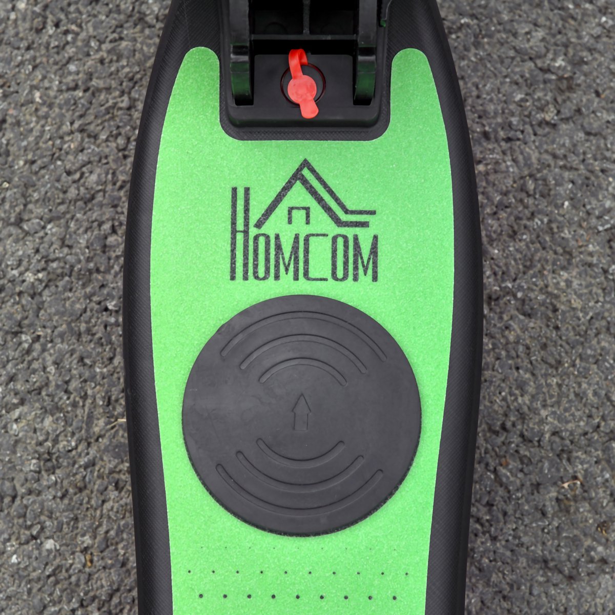 HOMCOM-E-Scooter-Verstärktes Nylon, Aluminium-71L x 36,5B x 75-80H cm-Grün+Schwarz – foto 6