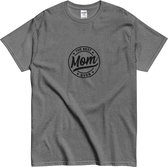 t-shirt Maman - T-shirt Fête des Mères - Chemise Best Mom - T-shirt cadeau Maman - T-shirt avec imprimé Best Mom - T-Shirt Femme avec imprimé - Manches courtes - Tailles : SML XL XXL XXXL - Couleurs : Wit - Oranje - Pink - Grijs.