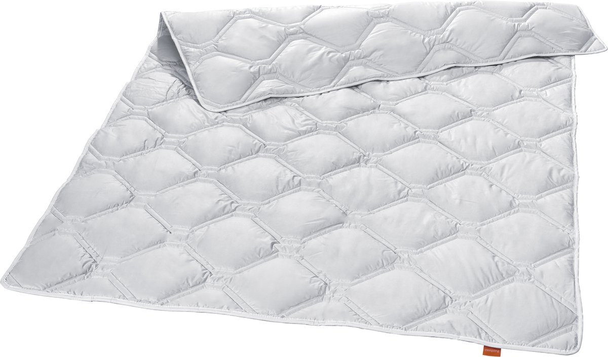 Sleepling 200 x 200 cm Premium Kasjmier Dekbed | warm winterdekbed van 100% natuurhaar | tijk van 100% Egyptisch katoen | Made in Germany | Wit