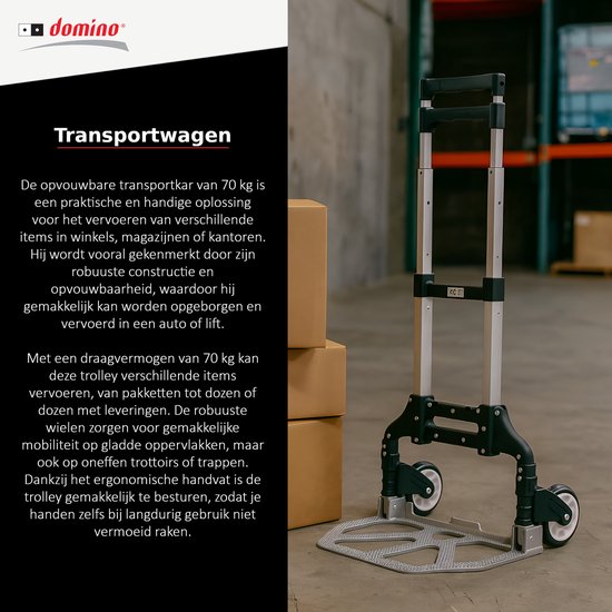 Inklapbare steekwagen rubber banden - Heffers kopen? | Korting tot 13