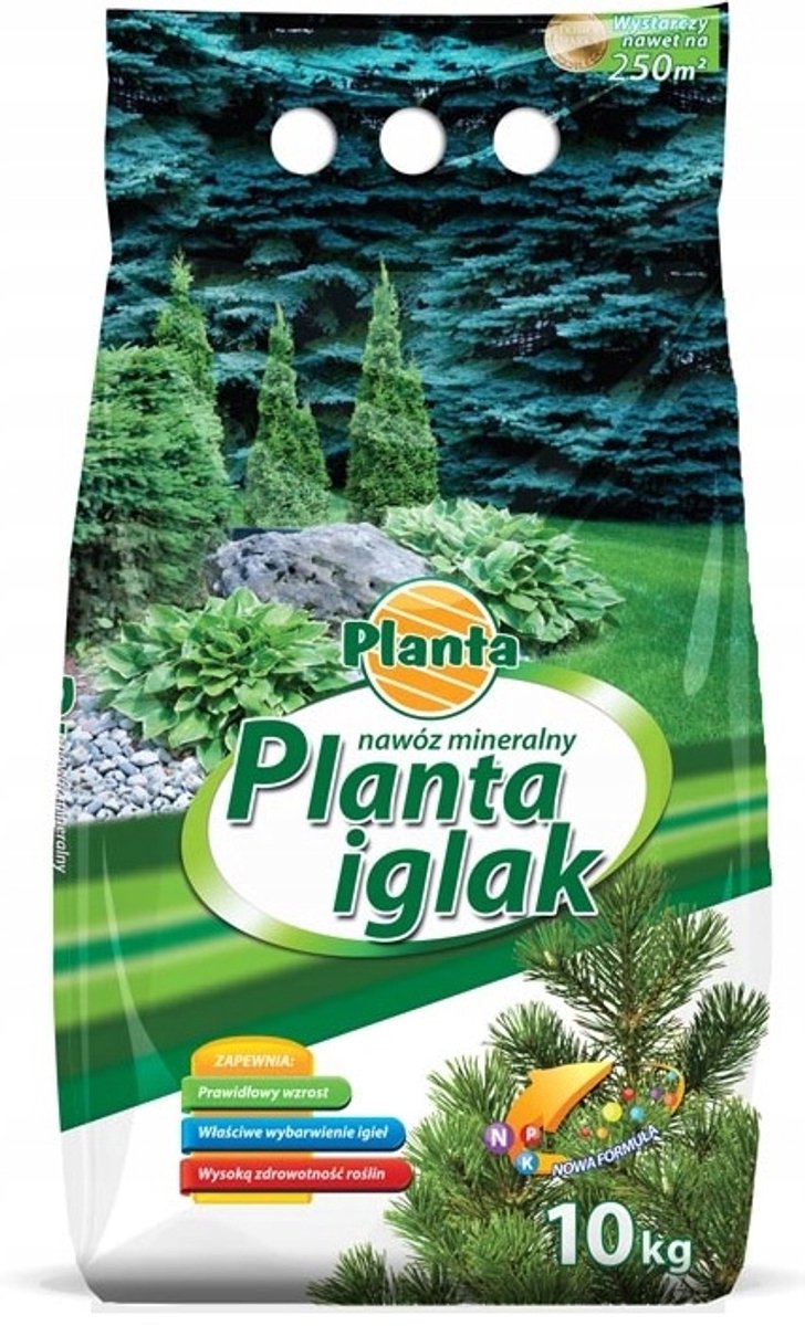 Planta - Mineralen Meststof - Voor Coniferen en Naaldbomen - 10 kg - Granulaat