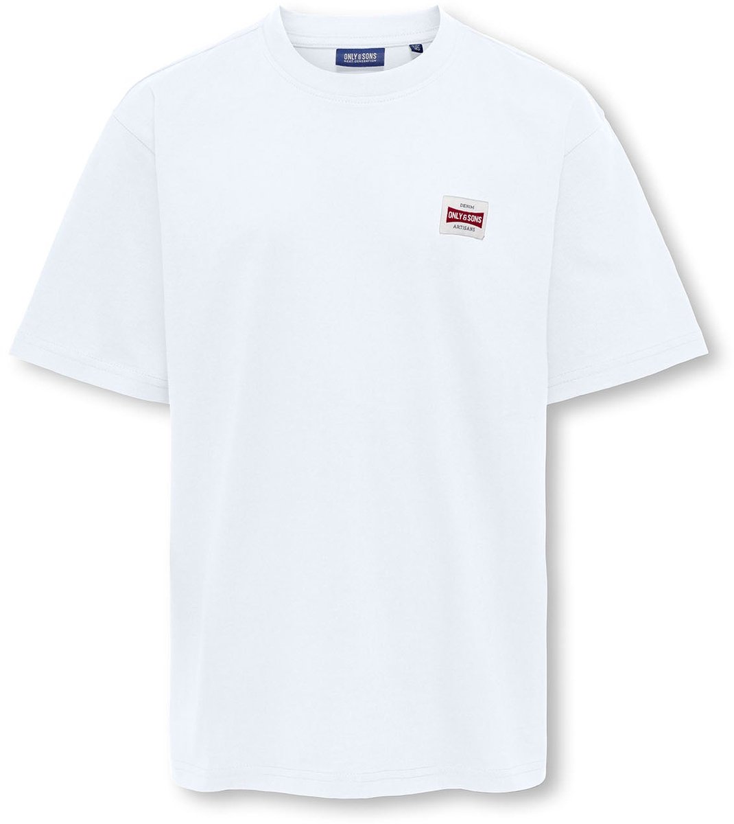 ONLY - OSJFRED relaxed fit t-shirt - Wit - Maat 134-140