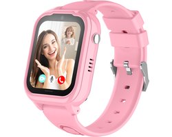 Protectly® GPS Horloge Kind Met Simkaart - SOS-Knop - Smartwatch Kinderen - Smartwatch Kind - GPS Tracker Kind - 4G - Videobellen - HD Camera - Whatsapp en SMS - Elke polsmaat - Incl. Simkaart