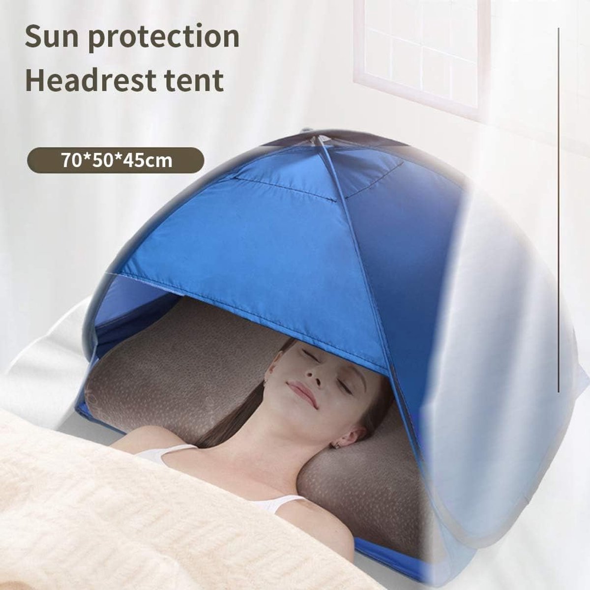 Appui-tête De Plage, Tente Pare-soleil, Protection UV, Abri Solaire, Ouverture Automatique, Portable, Camping En Plein Air, Pour Adultes Et Enfants