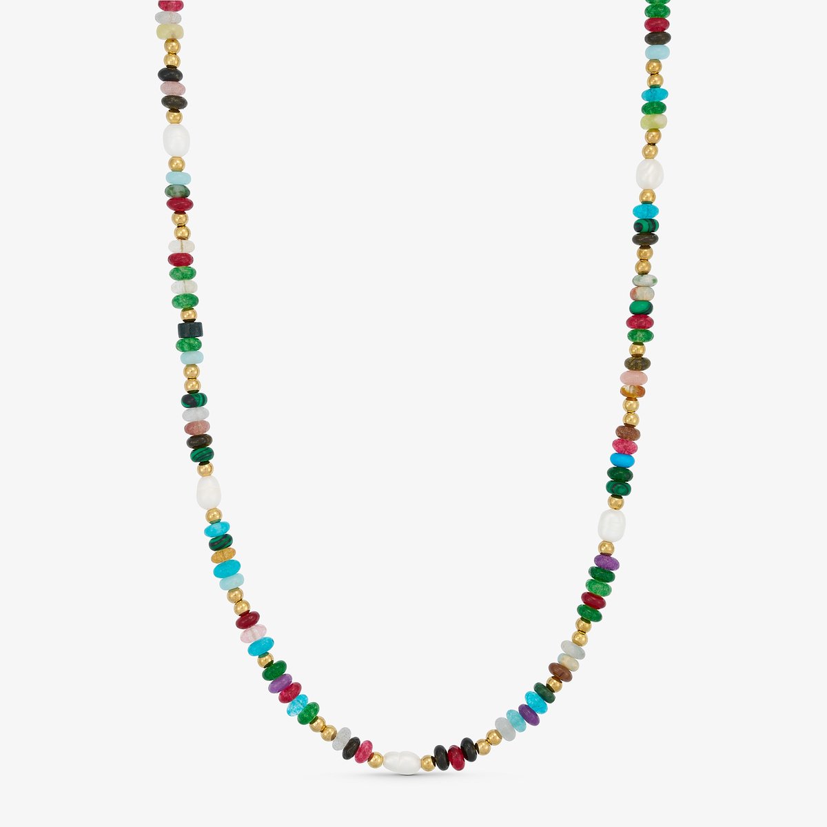 Wolff jewelry - color pearl - Ketting - halsketting - zoet water parels - gekleurde stenen - Dames - Cadeau - dochter - vrouw – vriendin – moeder - verjaardag
