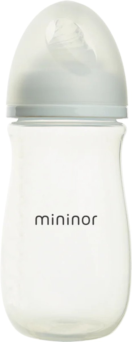 Mininor babyfles - kunststof - 240 ml - vanaf 0 mnd