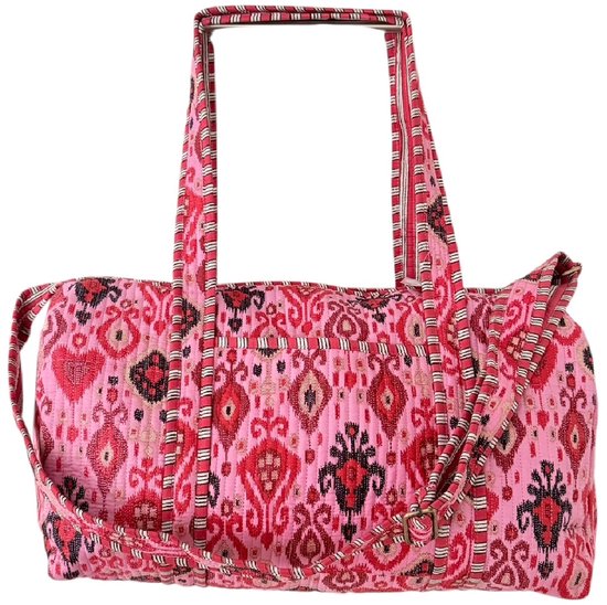 Weekendtas / Reistas Kantha Pink Mixture 49x33 cm