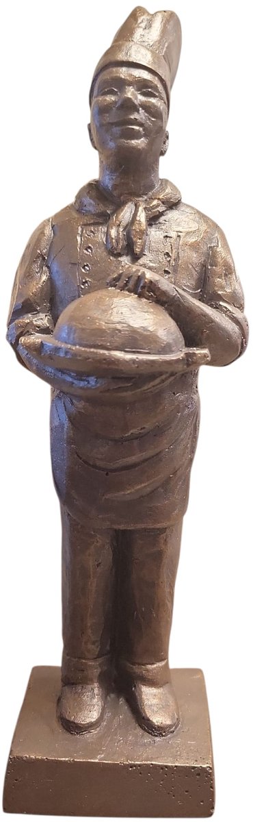 Chef Porte-vin Sculpture Déco - Cuisine, Maison - Pacific Gifts