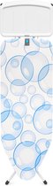 Brabantia Perfect Flow Strijkplank C - voor Stoomgenerator - 124x45 cm - Bubbles