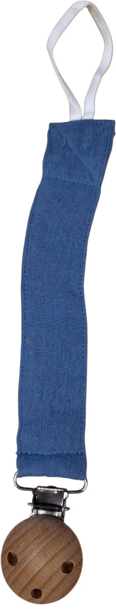 Goedkoopste Speenkoord - spenenketting - linnen - Donker Blauw