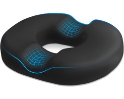 GOODEVN Donut Kussen Orthopedisch & Ergonomisch Voor Auto En Bureaustoel - Stuitkussen - Ringkussen - Zitring Kussen - voor Aambeien, Piercing en Stuitje - Zitkussen