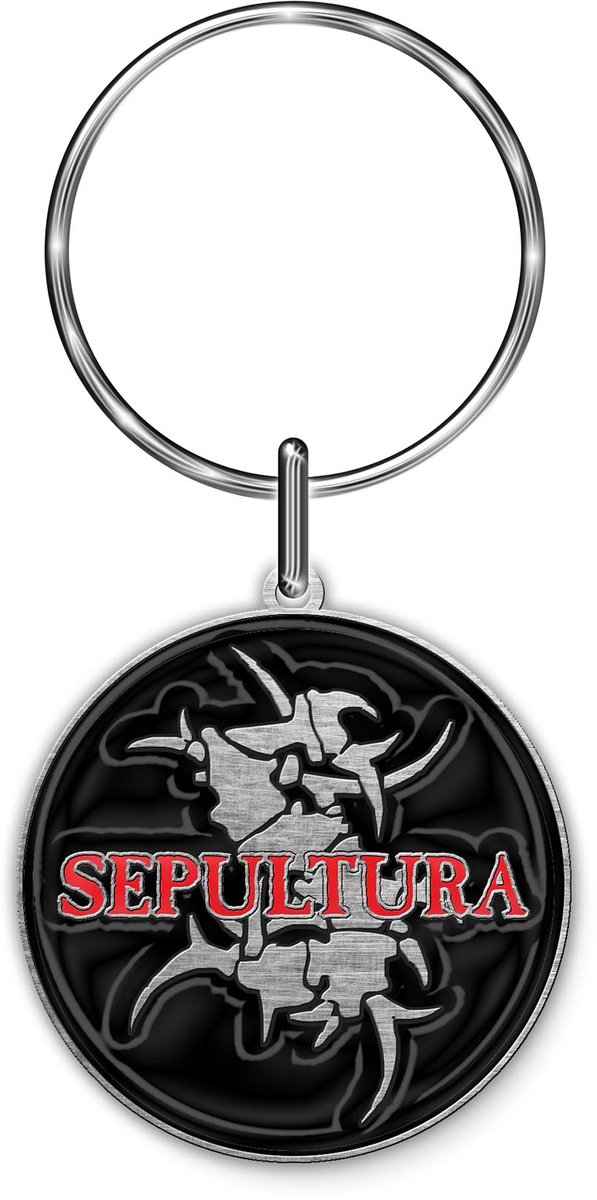 Sepultura Logo & Tribals Unisex Sleutelhanger - Neutraal - Standard